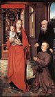 Virgin and Child with St Anthony the Abbot and a Donor by Hans Memling